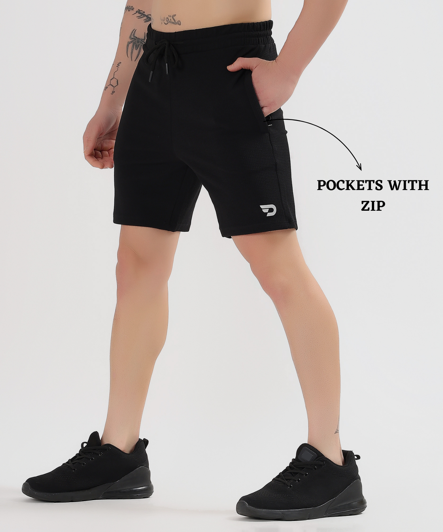 ActiveGrid Shorts - Imported Karara Lycra(GSM 250)