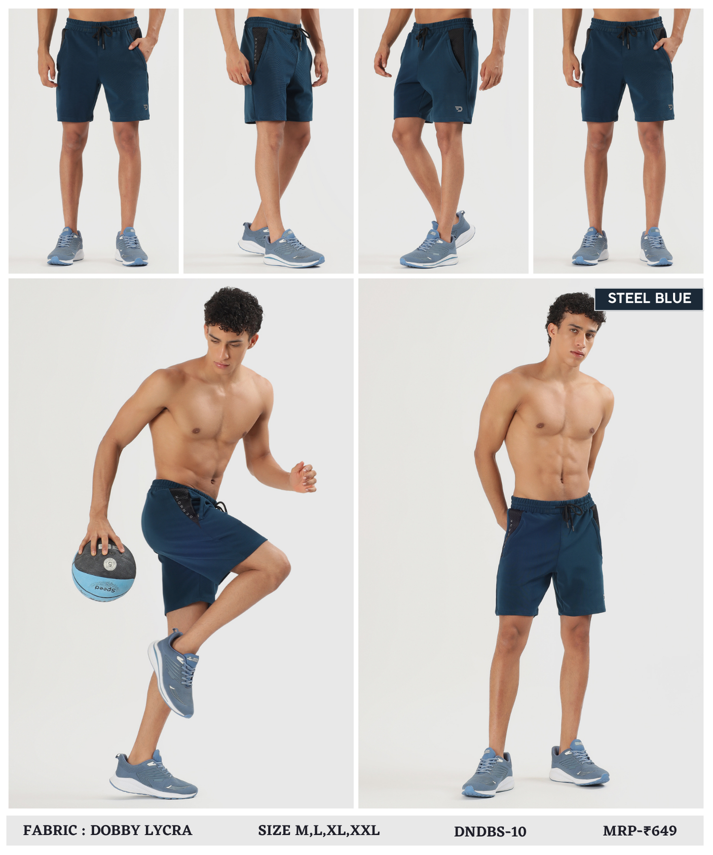 Training Shorts - Imported Dobby Lycra (GSM 260)