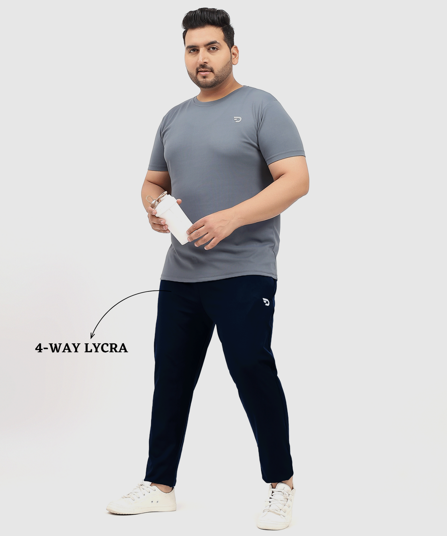 TaiwanFlex Trackpants - Imported 4way Taiwan Lycra Plus Size Lower (GSM 280)