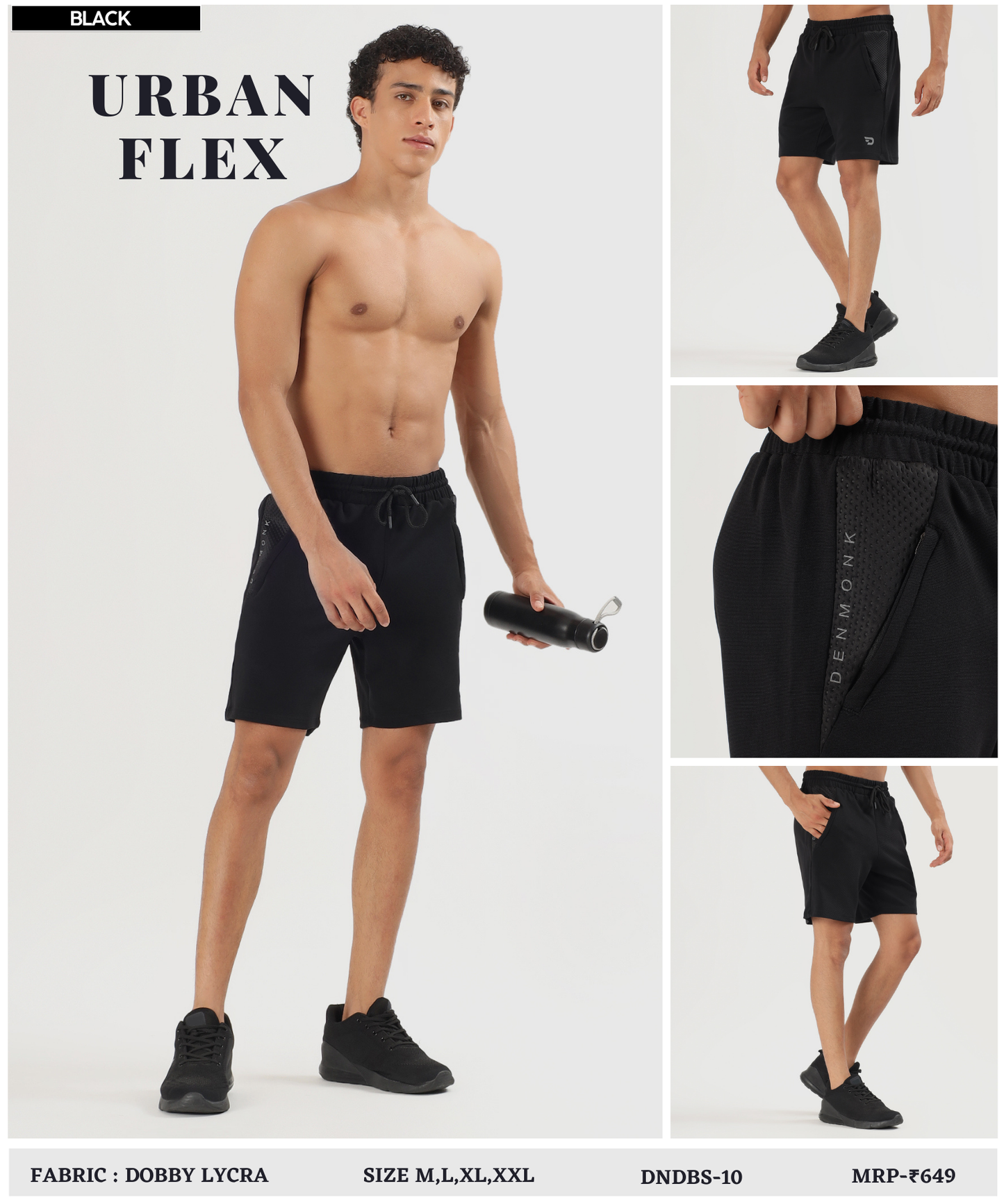 Training Shorts - Imported Dobby Lycra (GSM 260)