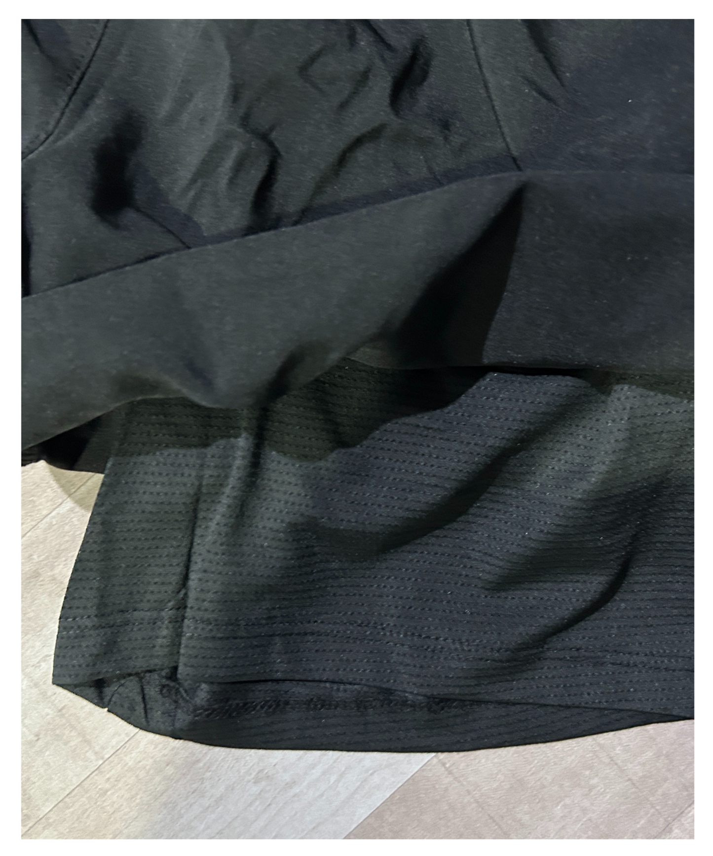 FlexStride 2-in-1 Shorts - Imported Ns Parachute Lycra Shorts (15% Lycra 130)