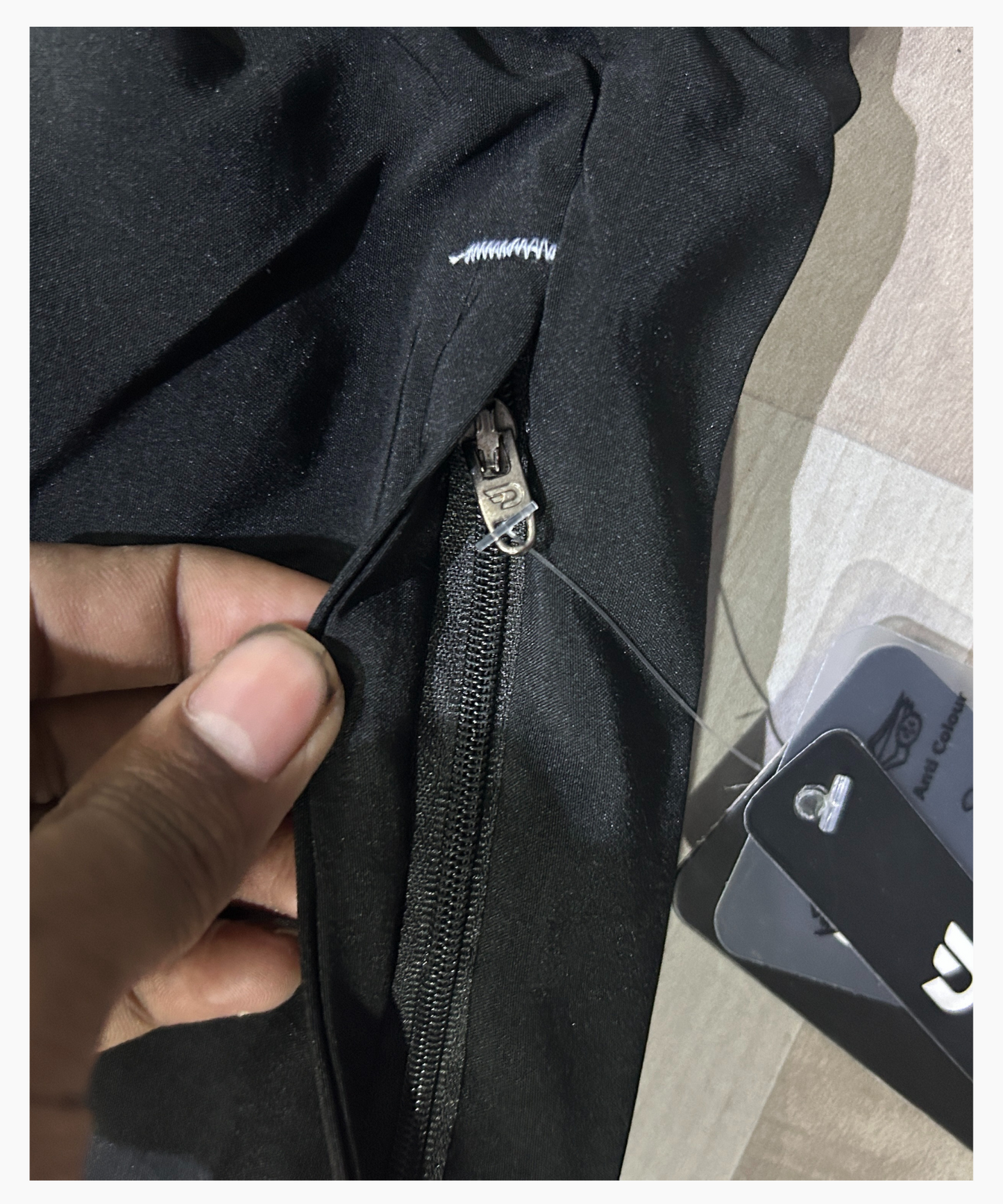 Block shorts - Imported Ns Parachute Lycra (15% Lycra 130 GSM)