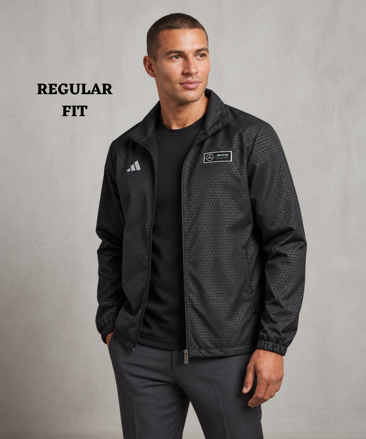 Imported Premium Quality TPU Embossed Windcheater With Inner Lining | Dual Branding Logo | GSM 350 | Regular Fit