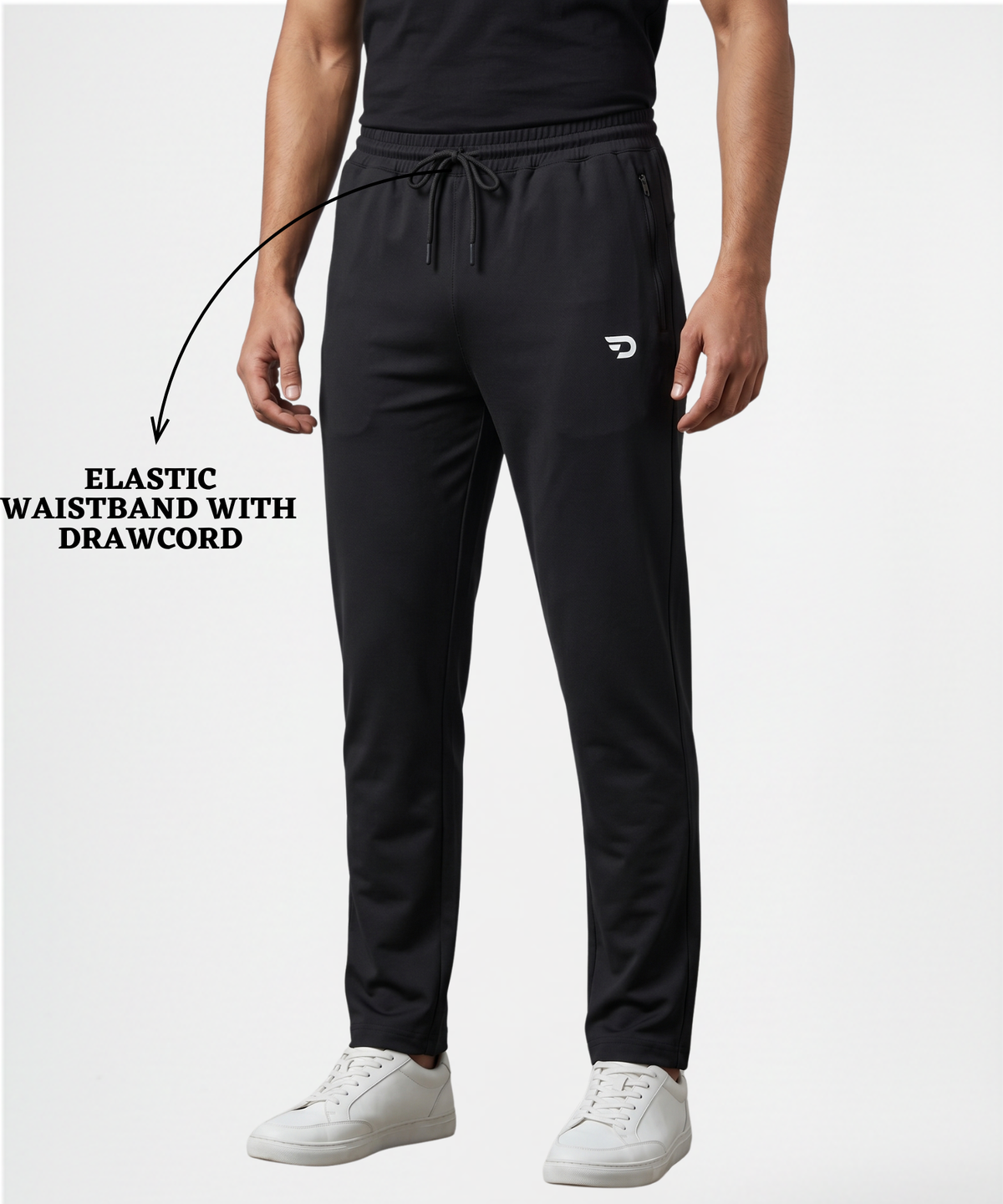 Imported Cord Lycra Gym & Casual Track Pants for Men | Heavy 280 GSM Fabric Side Pockets | DOD