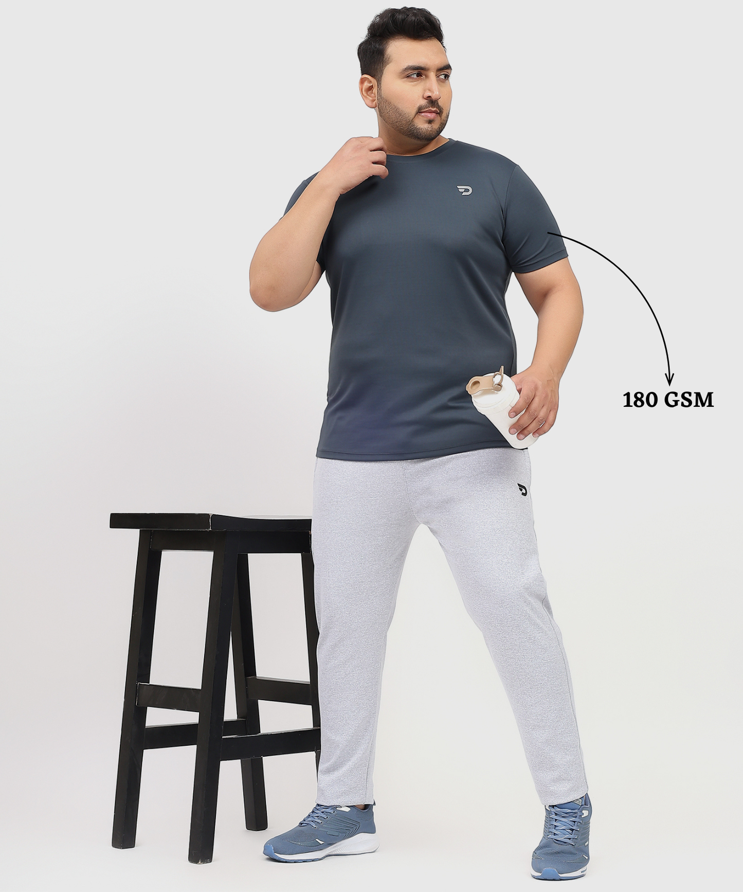 Dotknit Flex Plus Size T-Shirts - Imported Dotnit Lycra (GSM 180)