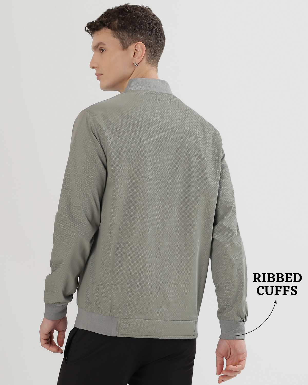 Premium Quality Skin PU Dot Texture Windcheater