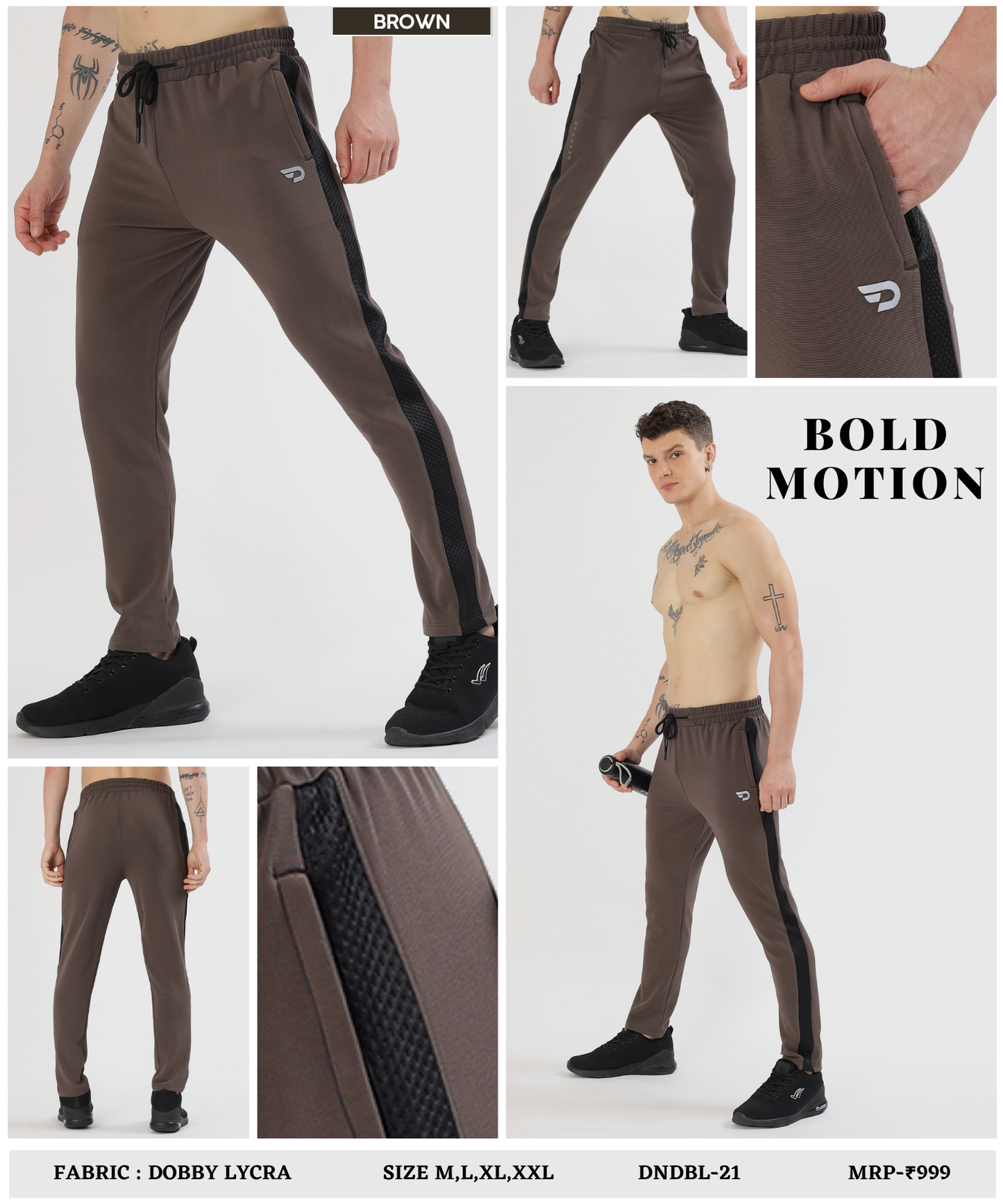 PowerStride Trackpant - Imported Dobby Lycra (GSM 280)