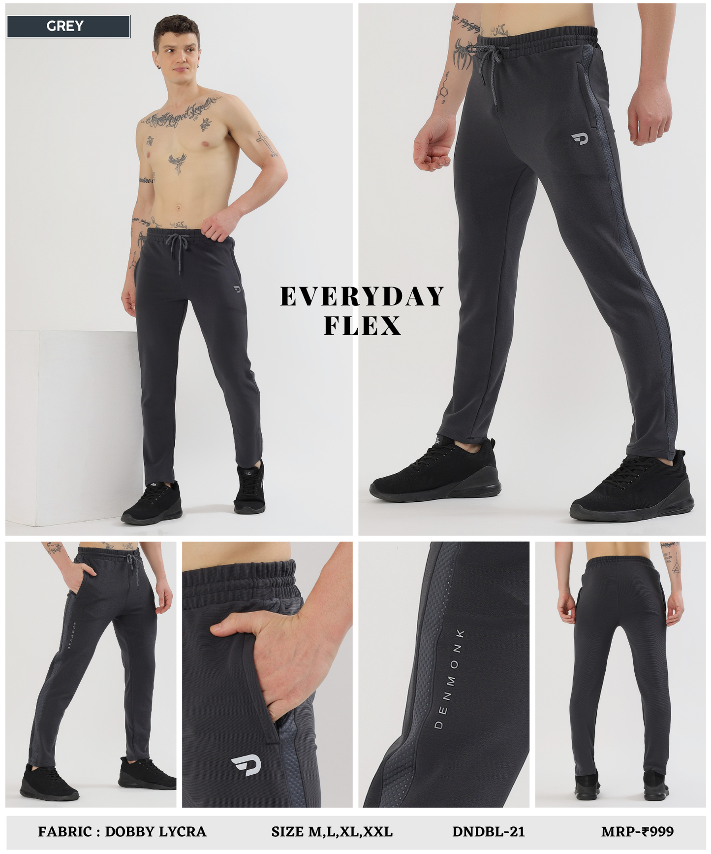 PowerStride Trackpant - Imported Dobby Lycra (GSM 280)