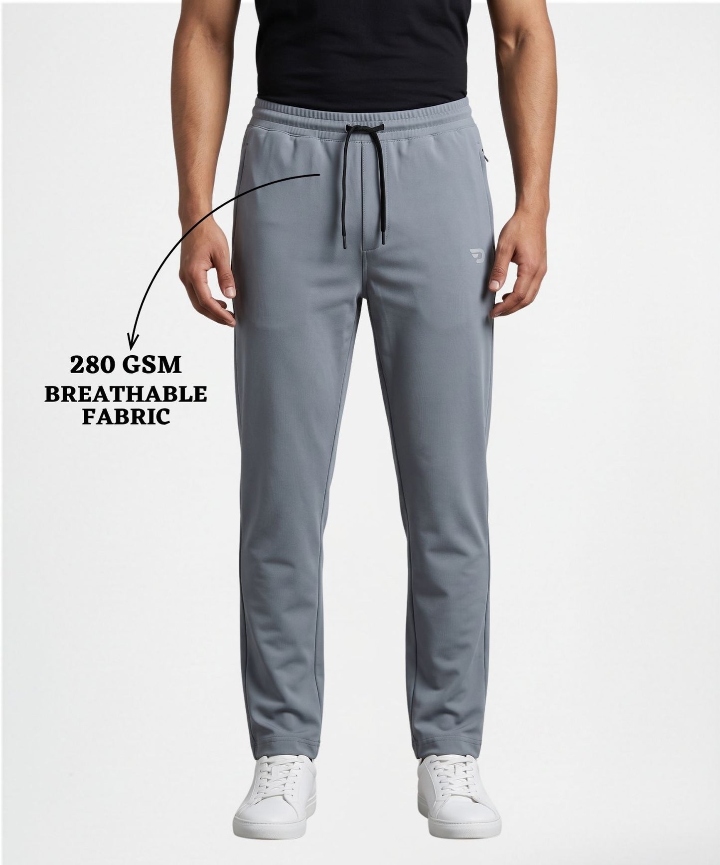 Imported Cord Lycra Gym & Casual Track Pants for Men | Heavy 280 GSM Fabric Side Pockets