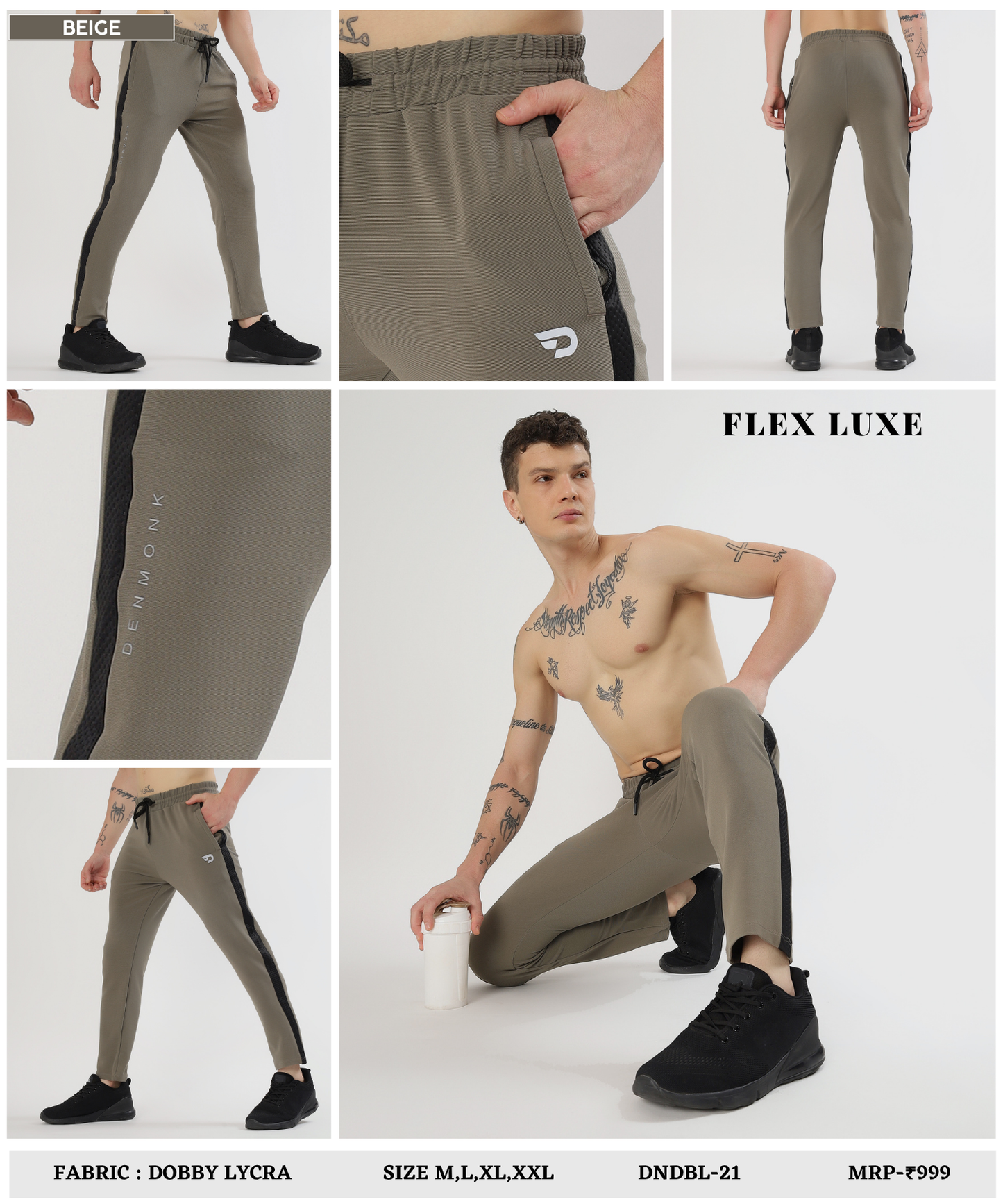 PowerStride Trackpant - Imported Dobby Lycra (GSM 280)