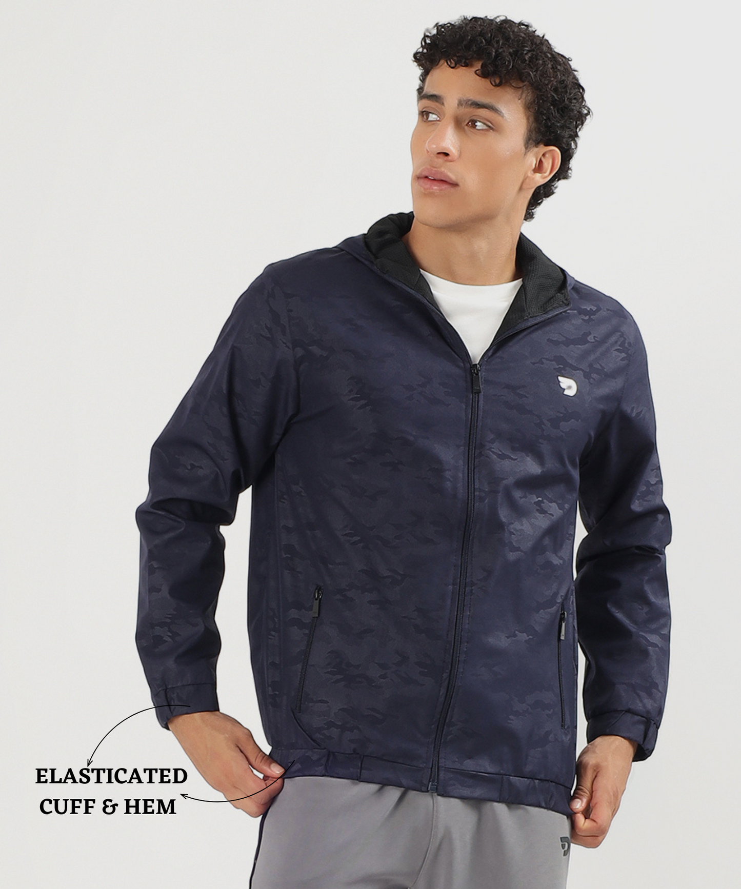 Premium Quality Camo Cotton With Cap Windcheater Jacket (GSM 350)