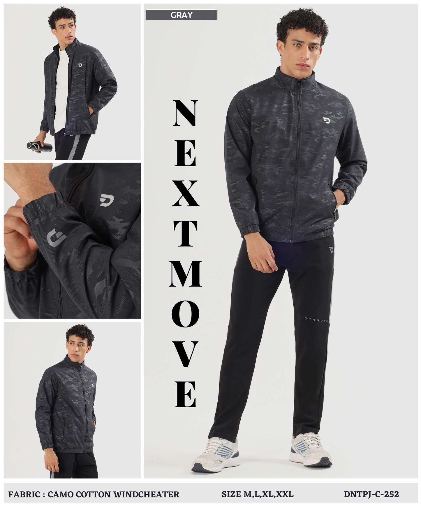 Premium Quality Camo Cotton Windcheater Jackets (GSM 350)
