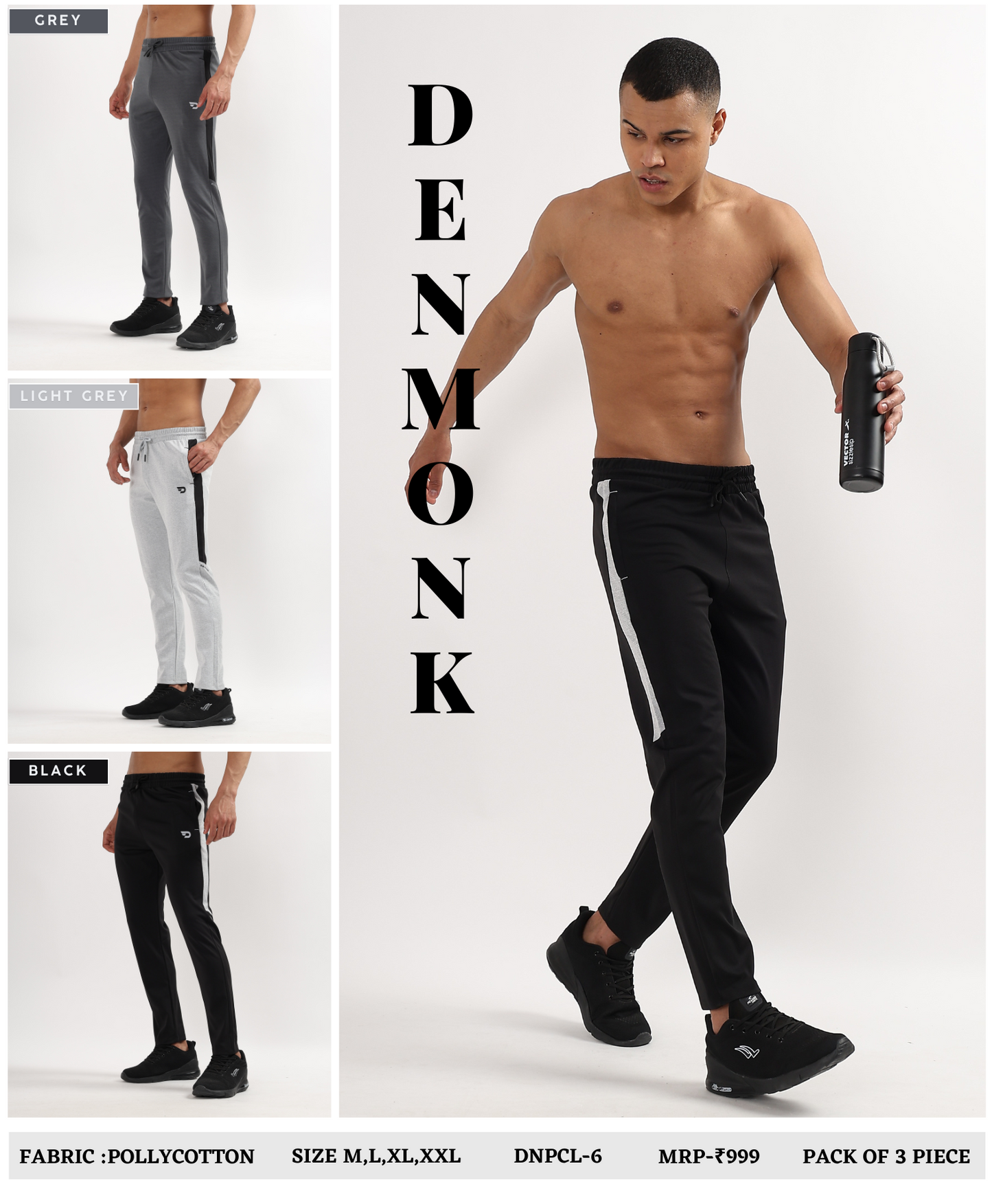 TrackFlex Trackpant – Imported Poly Cotton Lycra (280 GSM )