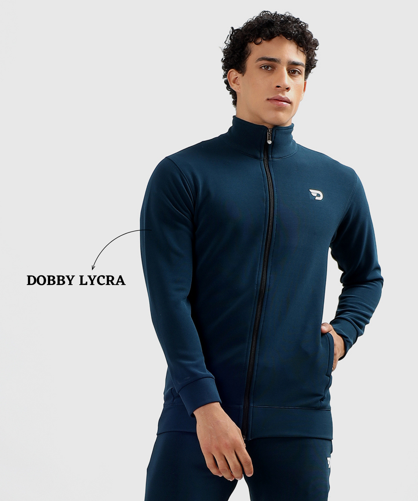 Performance Zip-Up Jacket - Imported Dobby Lycra (GSM 290)