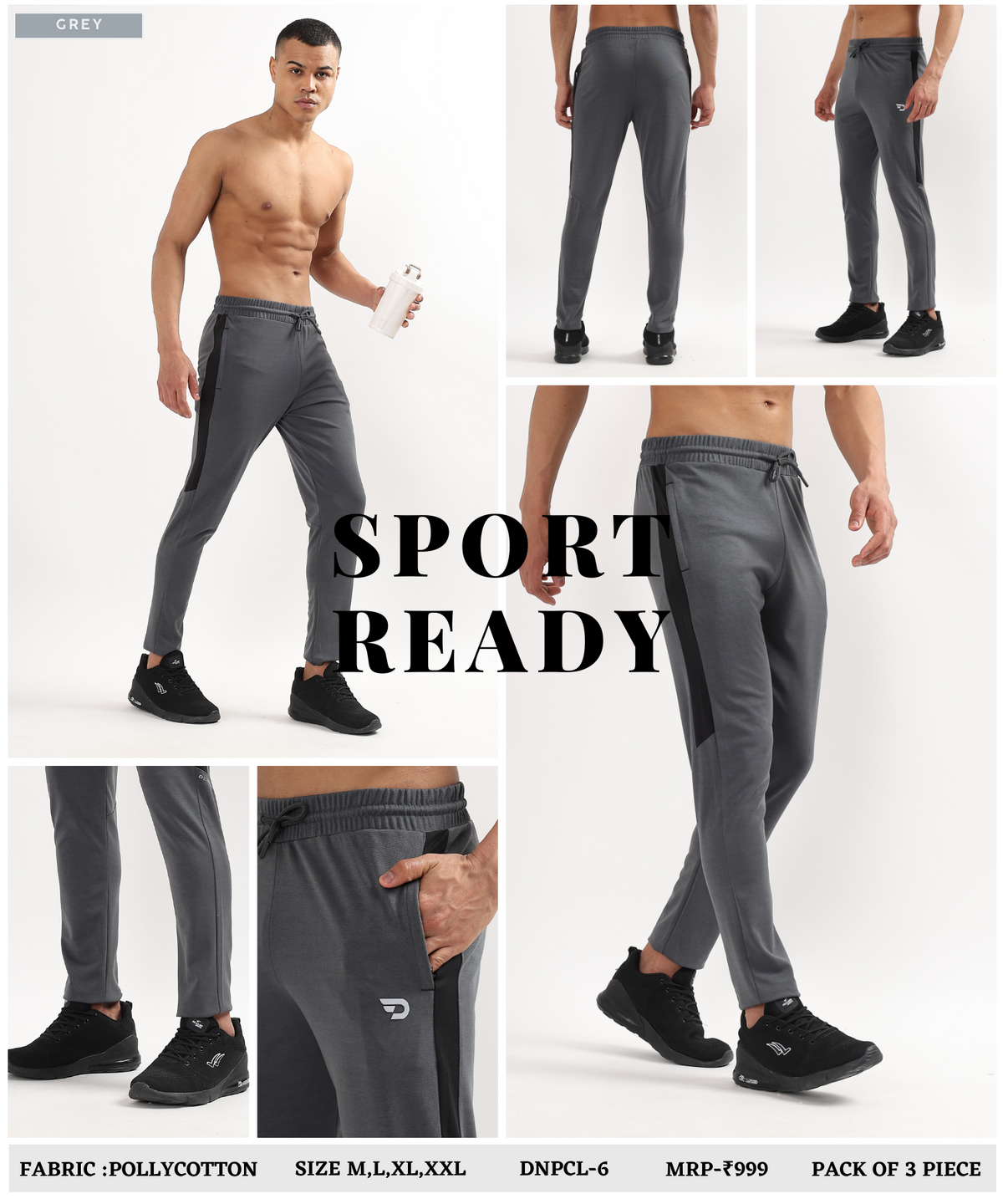 TrackFlex Trackpant – Imported Poly Cotton Lycra (280 GSM ) |DOD