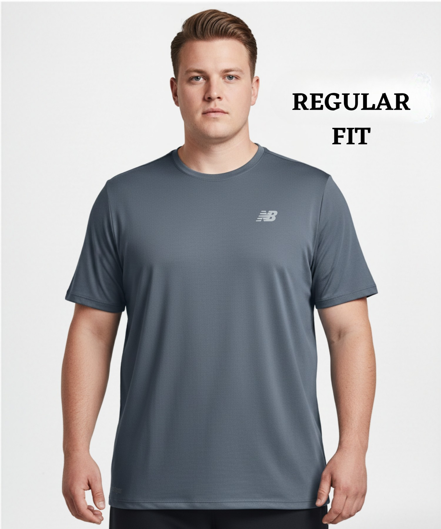 Imported Dotknit Lycra Plus Size T-shirt (GSM-180)