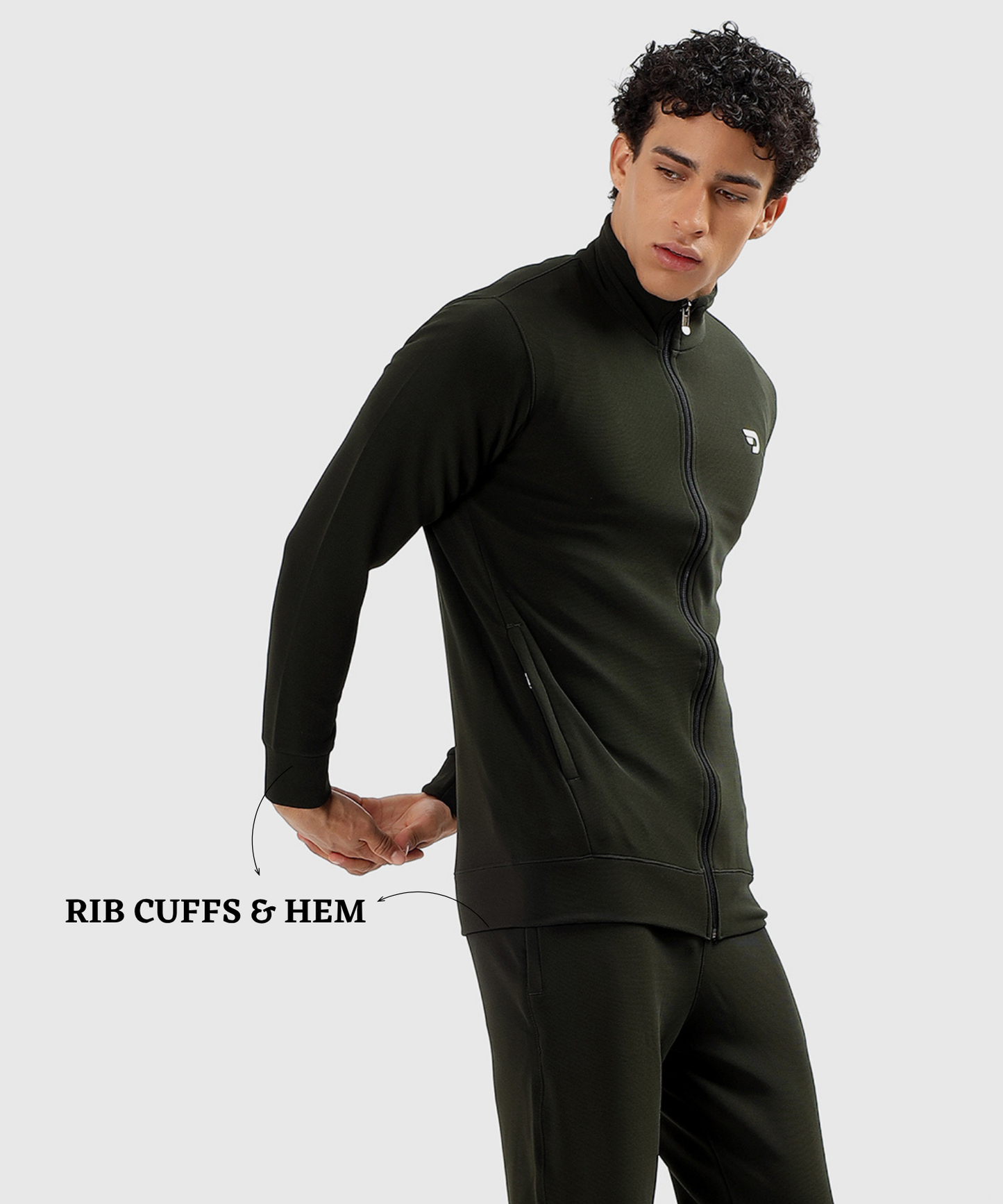 Performance Zip-Up Jacket - Imported Dobby Lycra (GSM 290)