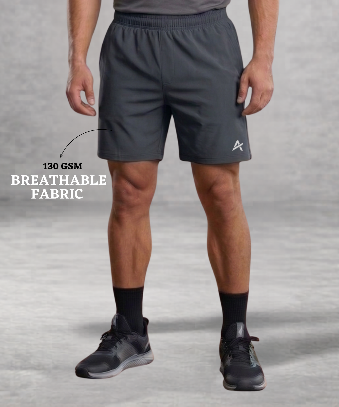 Imported NS Parachute Lycra Shorts (12% Lycra 130 GSM) | Athvix Active Wear By Denmonk