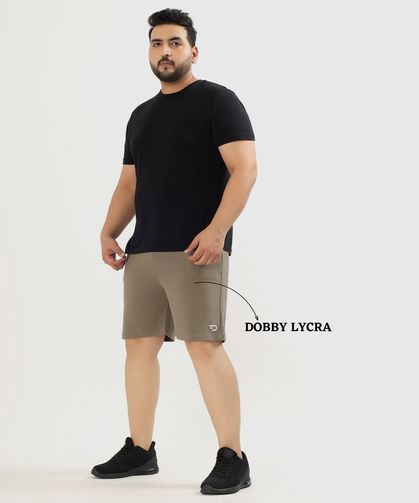 Hybrid Fit Shorts - Imported Dobby Lycra(GSM 260)