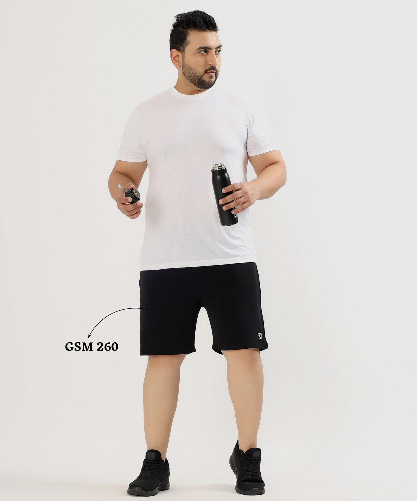 Hybrid Fit Shorts - Imported Dobby Lycra(GSM 260)