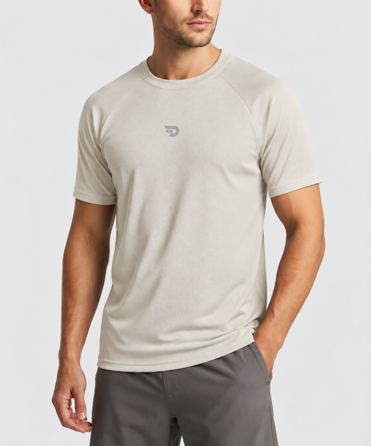 Denmonk Men's Imported Micro Bird Eye Half Sleeve T-Shirt | 180 GSM | Regular Fit