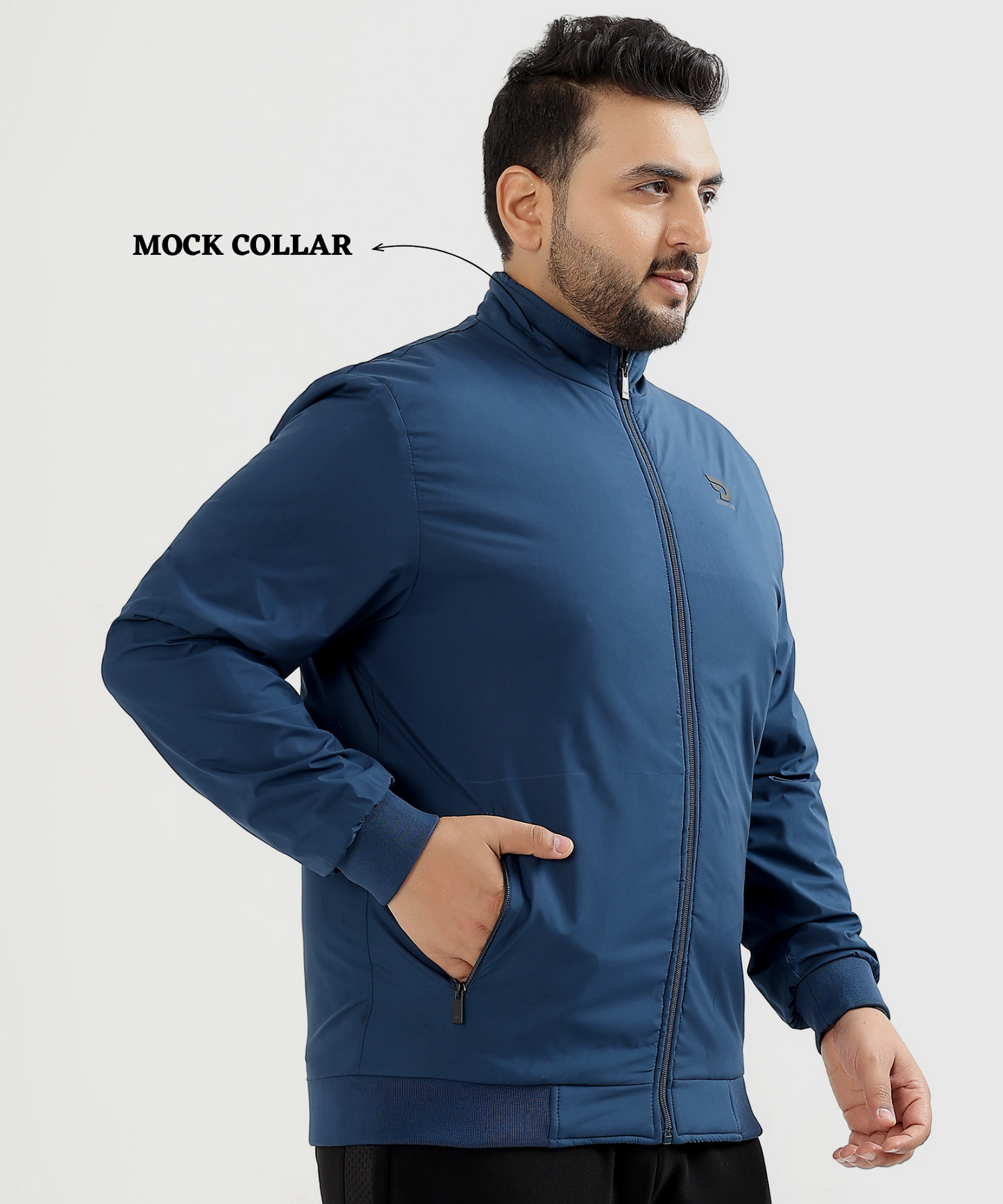 Imported Premium Quality Feather Touch Plus Size Waterproof Fabric Jacket (GSM 350)