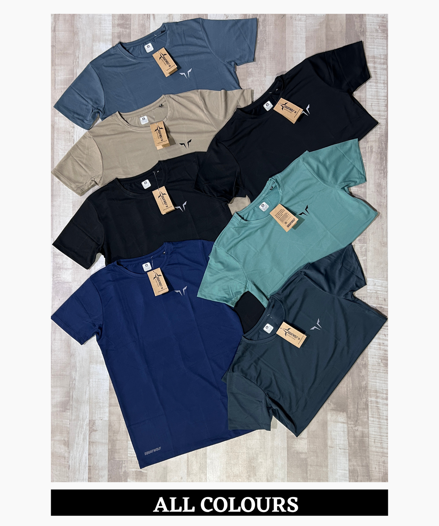 Imported Jacquard Lycra T-Shirts (GSM 180)