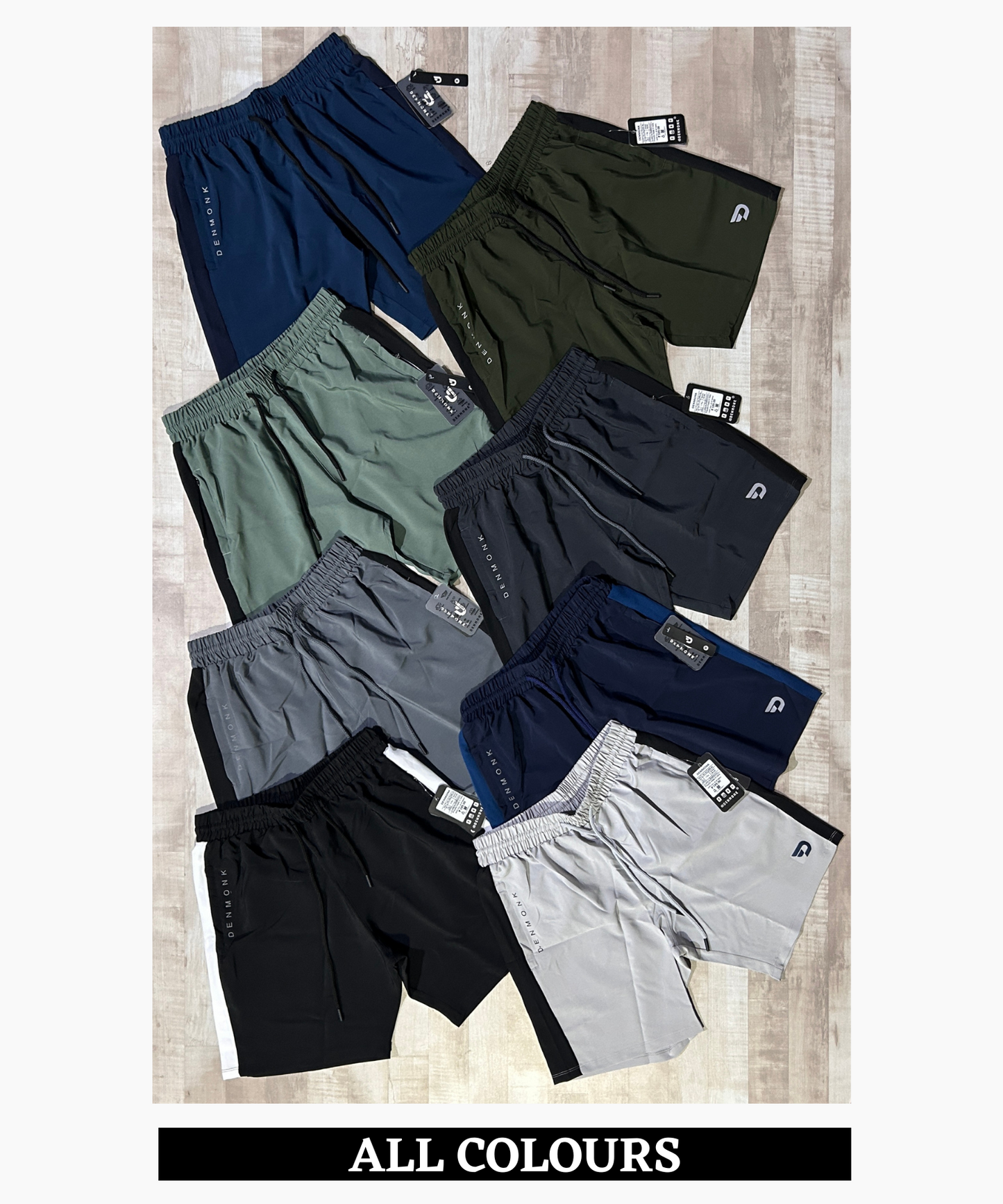 BlockFit Shorts – Imported Ns Parachute Lycra (15% Lycra,130 GSM)