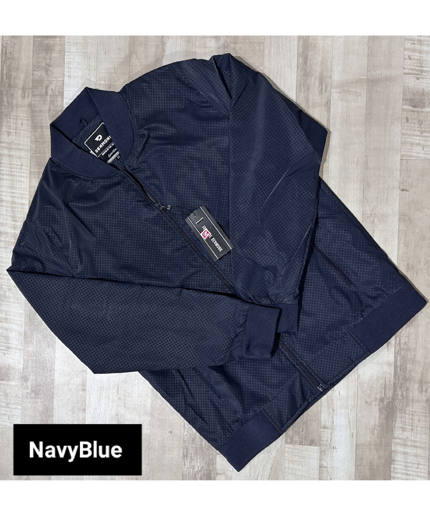 Imported Premium Quality Skin PU Dot Texture Windcheater Jacket ts)