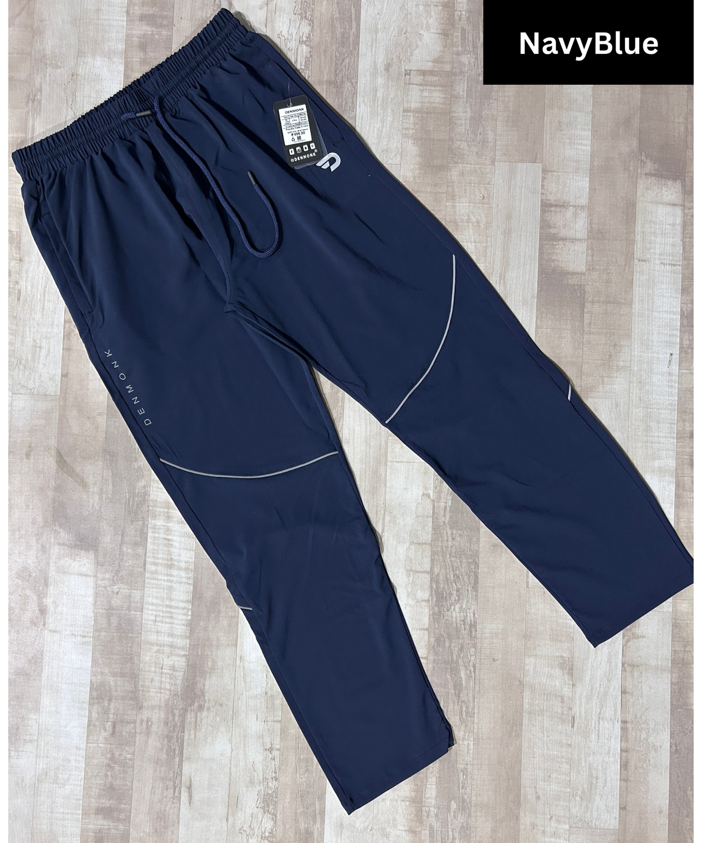 FlexFit – Imported Ns Parachute Lycra | 145 GSM | 25% Lycra | Piping Design | Side Zip Pockets | Regular Hem | Lower / Track Pant - B2BZONE