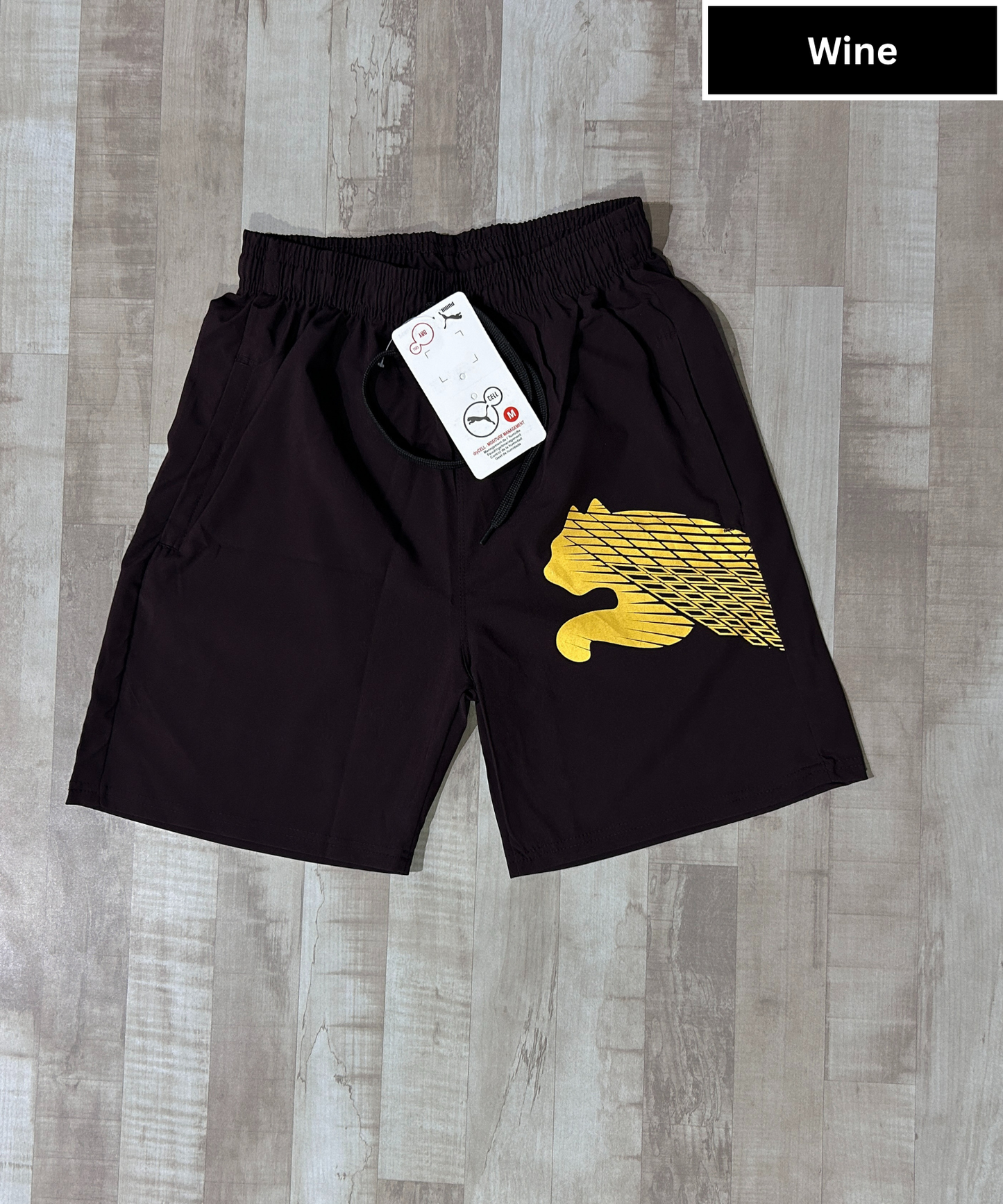 Imported Ns Parachute Lycra Shorts (15% Lycra GSM 130)