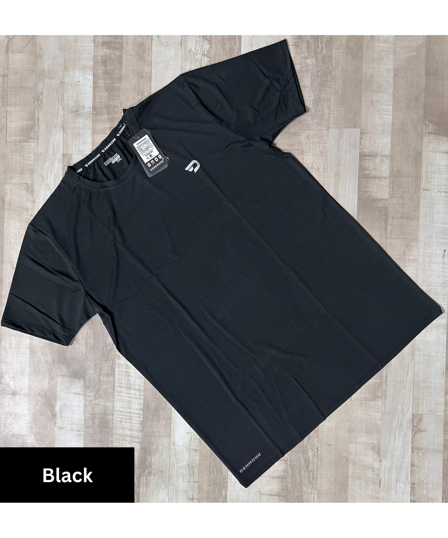 Pin Point Knit Lycra 6 Thread Stitching T-shirts