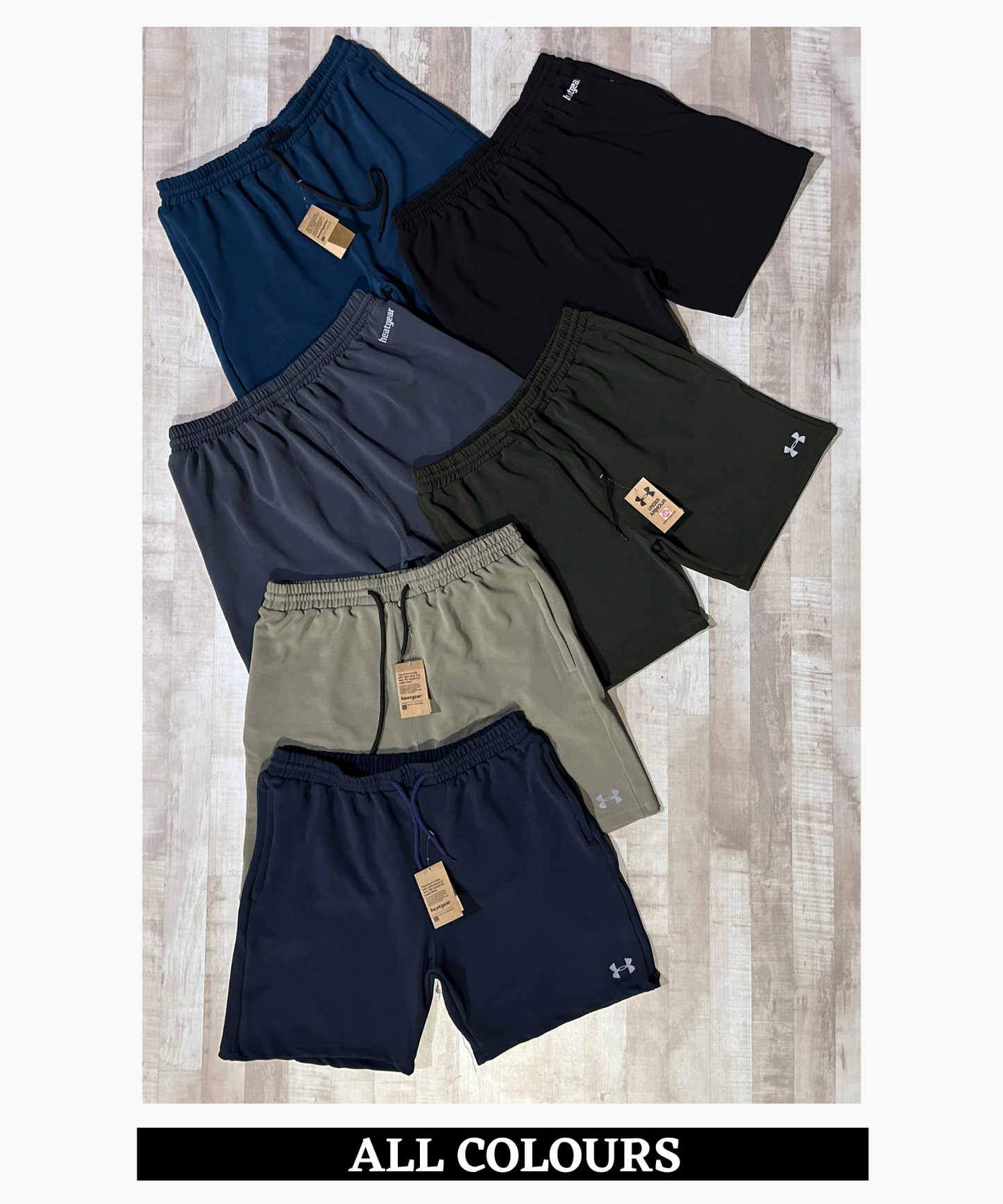 Imported Dobby Lycra Plus Size Shorts (GSM 260)