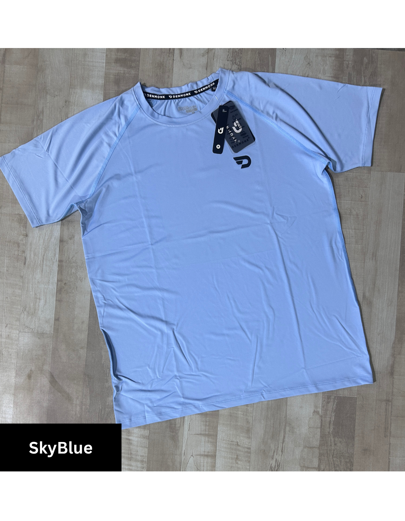 ActiveWear – Imported 4-Way Taiwan Lycra | 180 GSM | Raglan Sleeves | Round Neck | 6 Thread Stitching | 3D Logo | T-Shirt