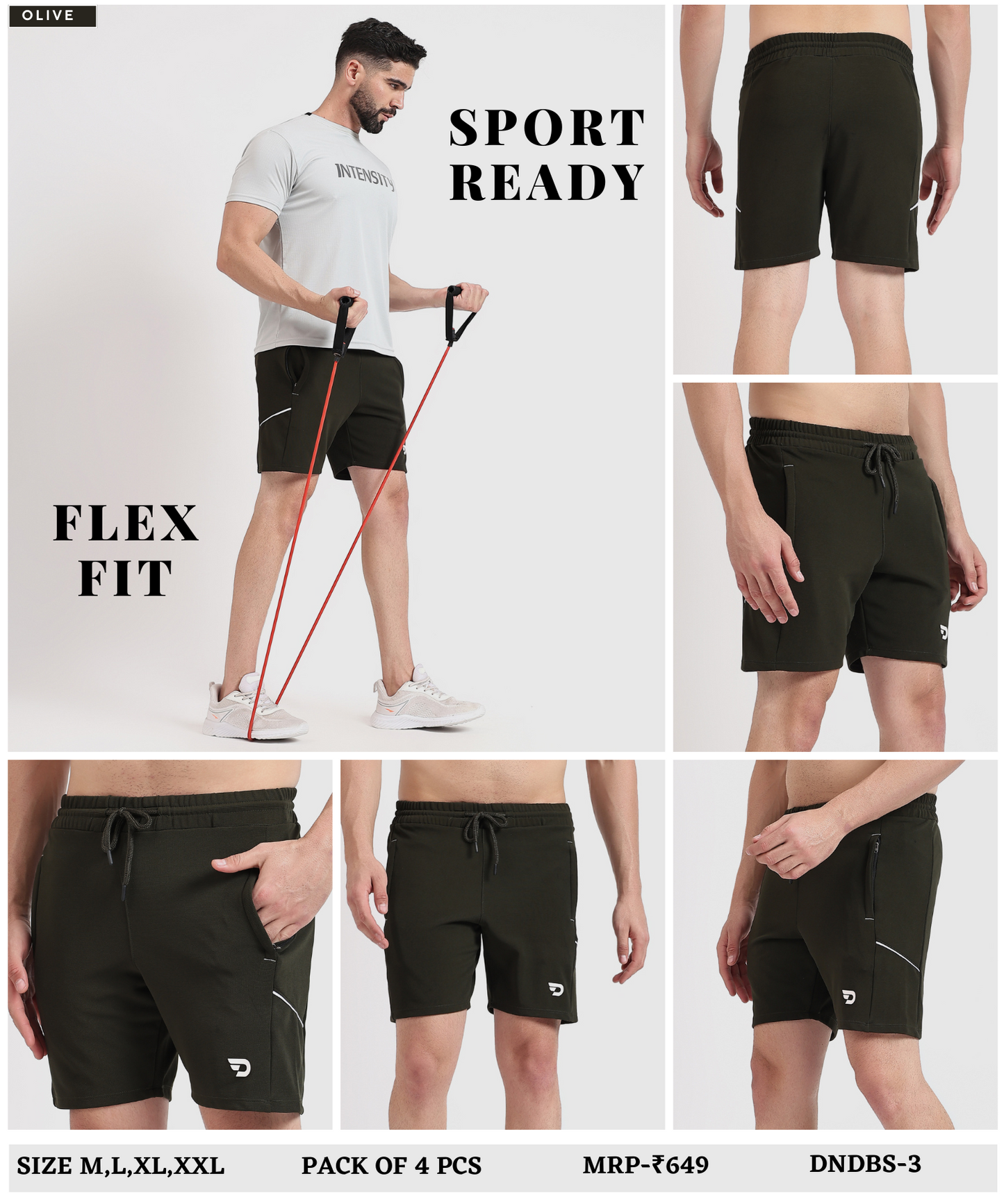 Dobby Lycra Shorts - B2BZONE