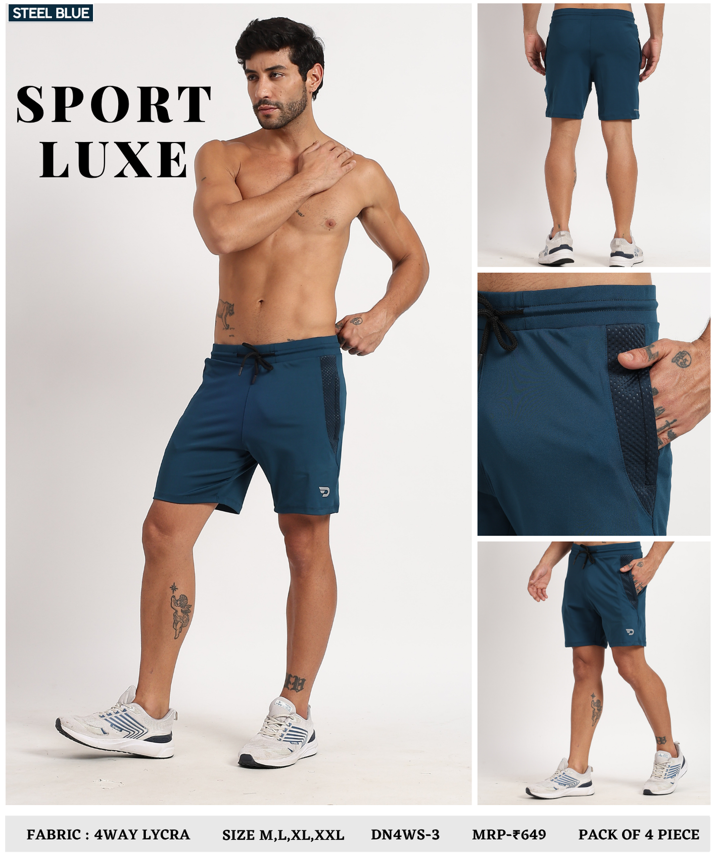 4way Taiwan Lycra Shorts