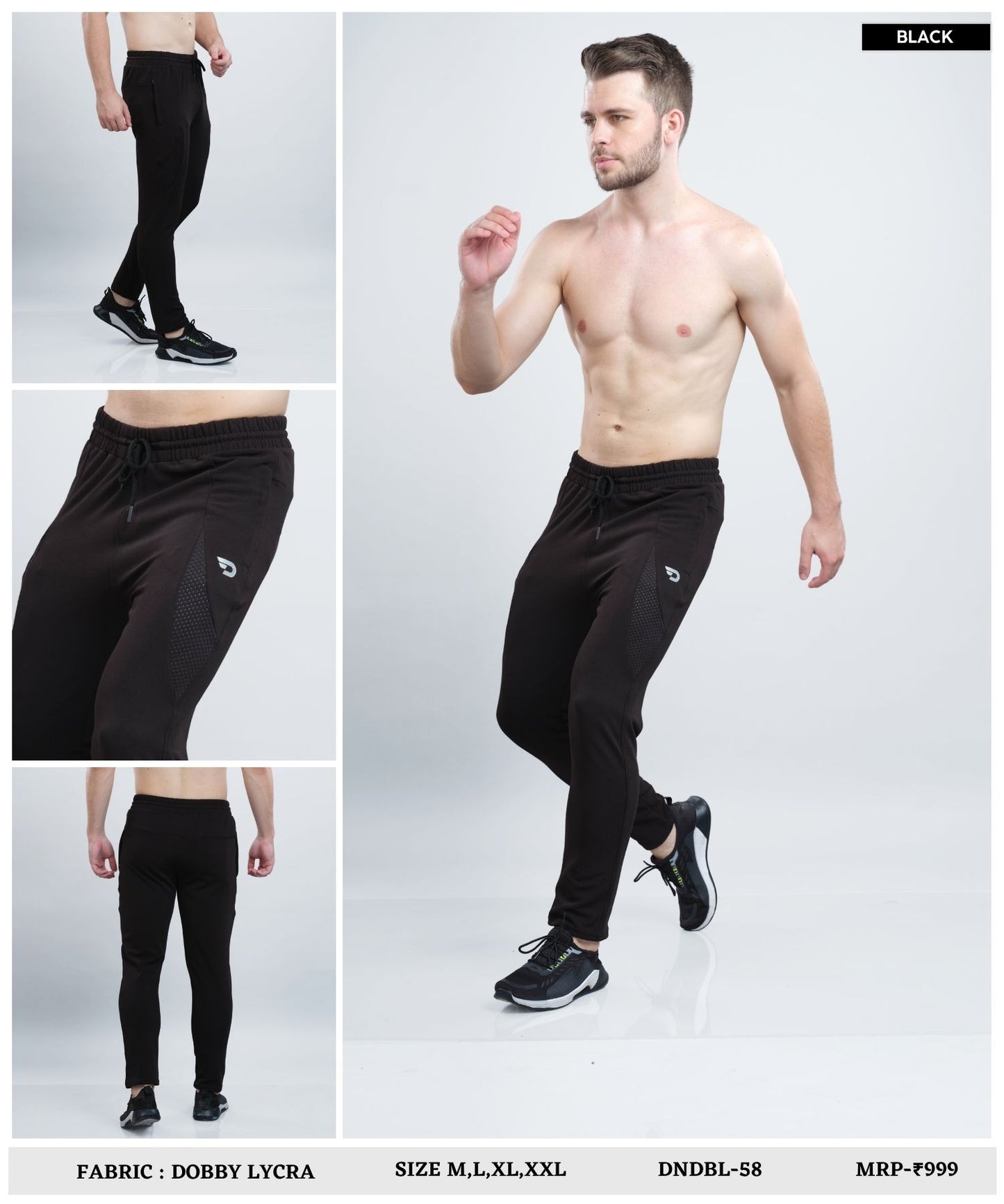 ActiveFlex Trackpant - Imported Dobby Lycra (GSM 280) | DOD