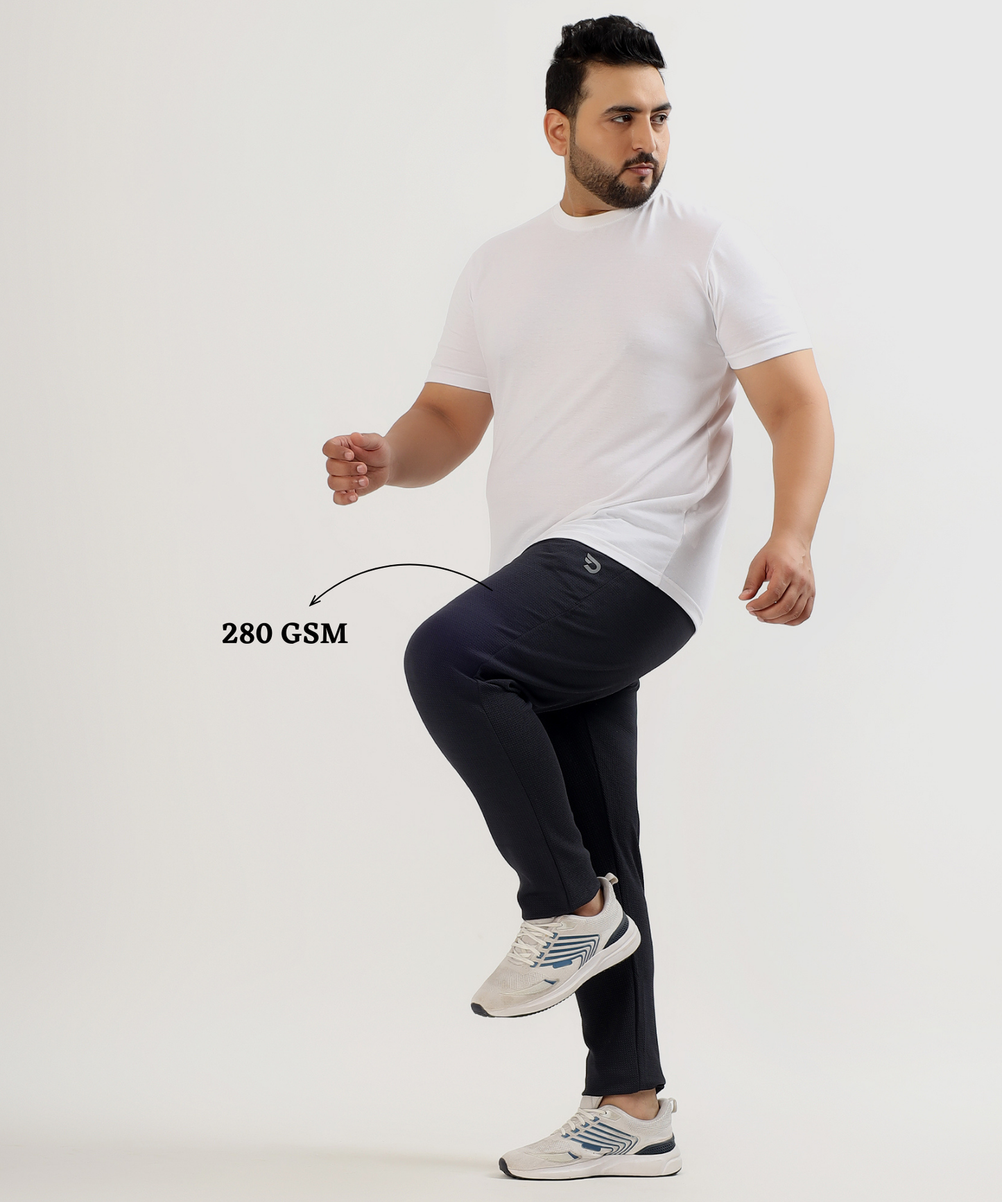 KararaFlex TrackPant - Imported Karara Lycra Plus Size Lower (GSM 260)