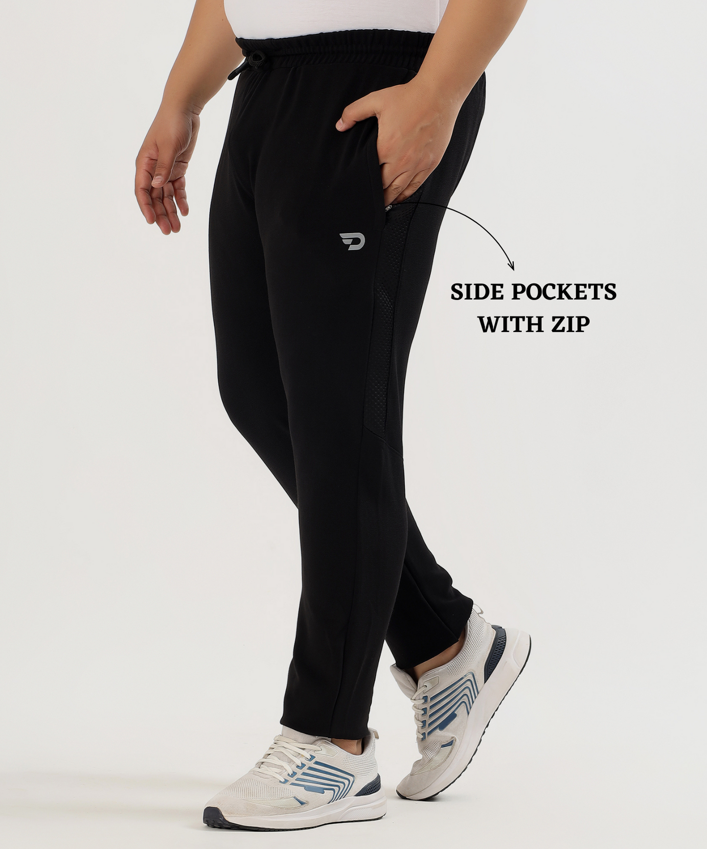DuraFit Trackpant - Imported Dobby Lycra Plus Size Lower (GSM 280)