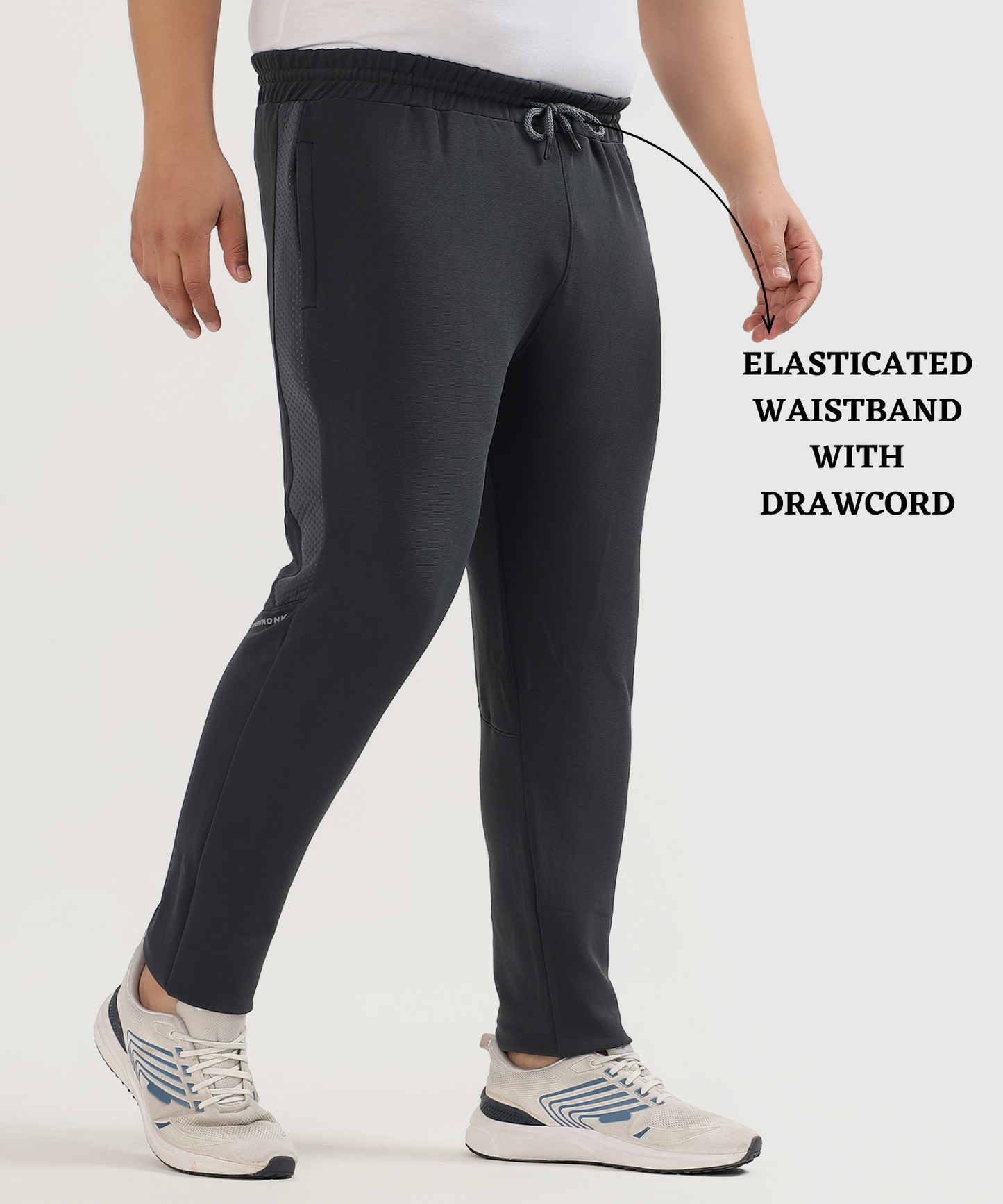 DuraFit Trackpant - Imported Dobby Lycra Plus Size Lower (GSM 280)