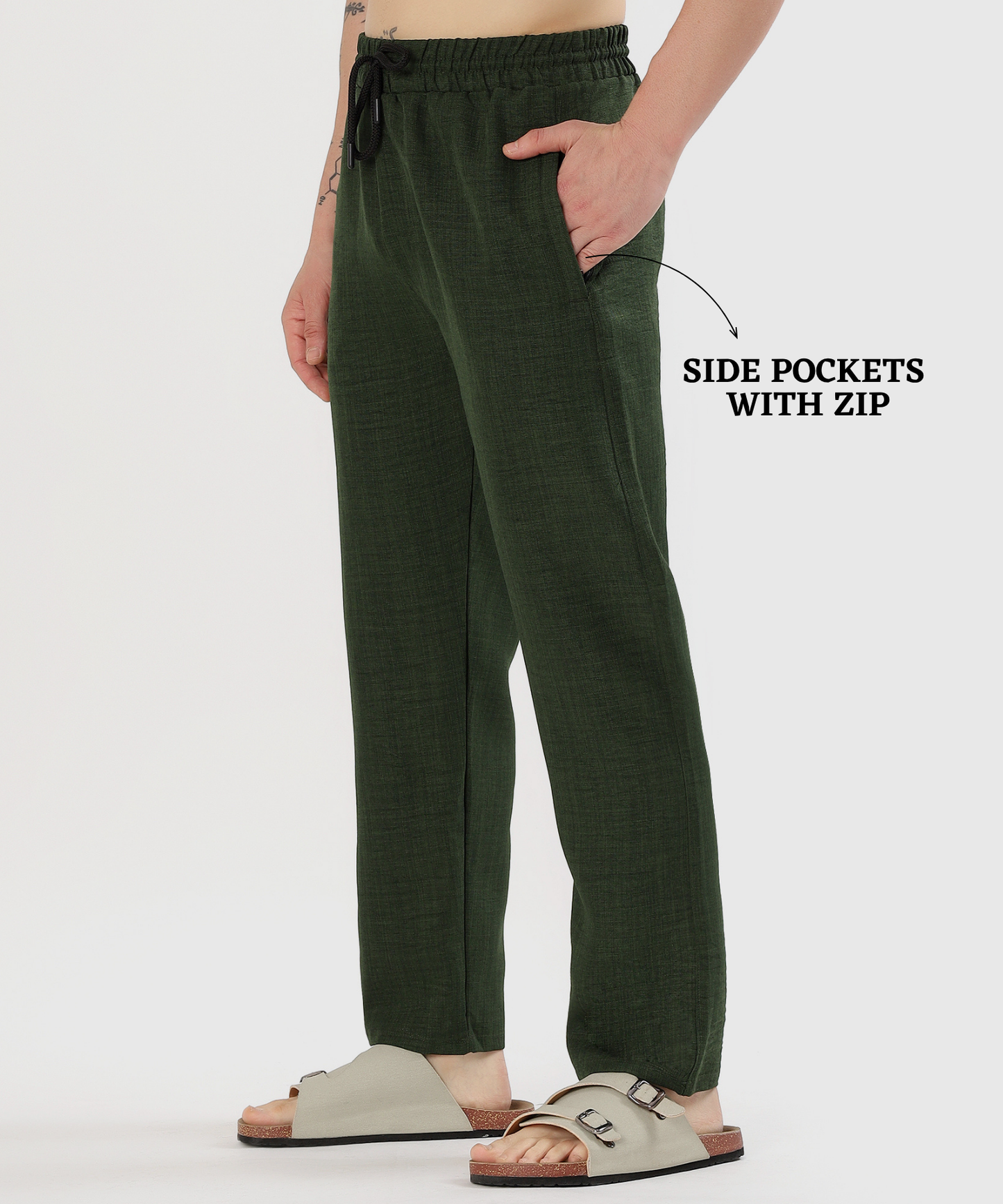 UrbanLoom Linen pant –Imported Linen Lycra (GSM 180)