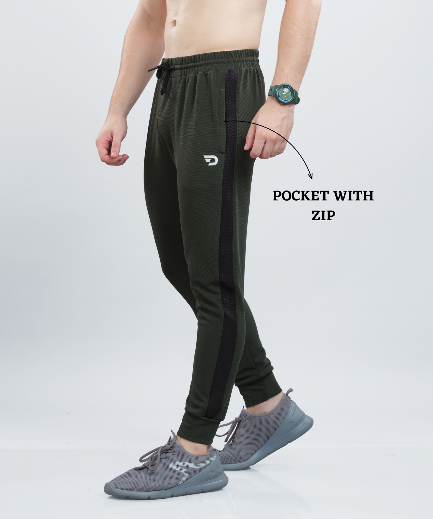 Action Fit Trackpant – Imported Dobby Lycra ( 280 GSM)