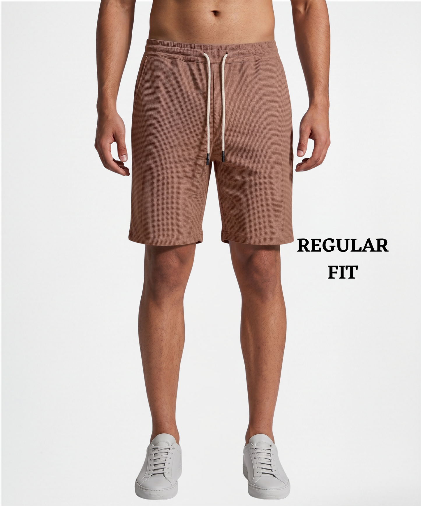 Imported Waffle Lycra Shorts – 200 GSM Premium Stretch Casual Shorts for Men
