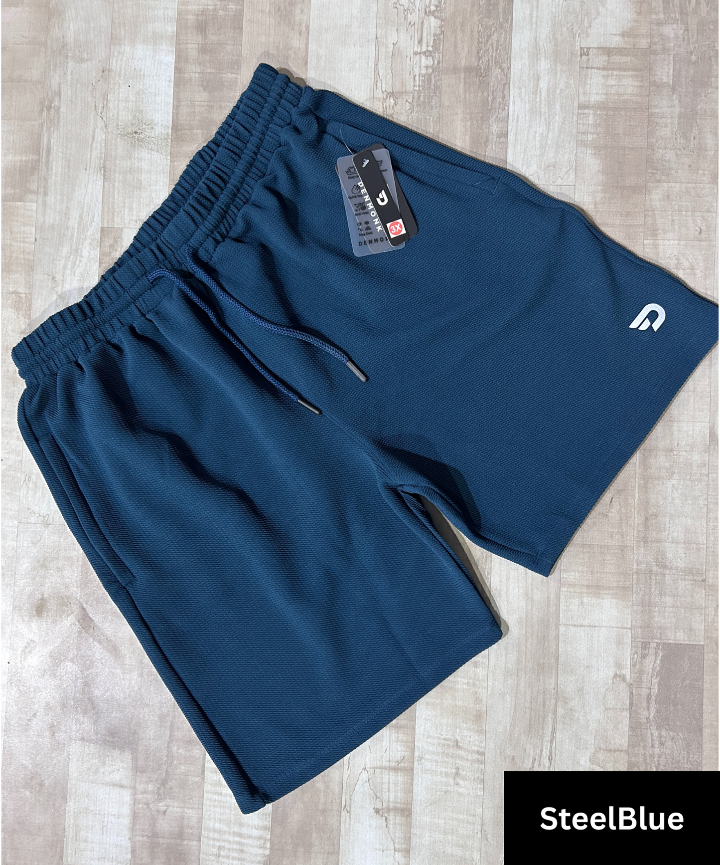 KararaFlex – Imported Karara Lycra | 250 GSM | Side Zip Pockets | Shorts / Half Pant - B2BZONE