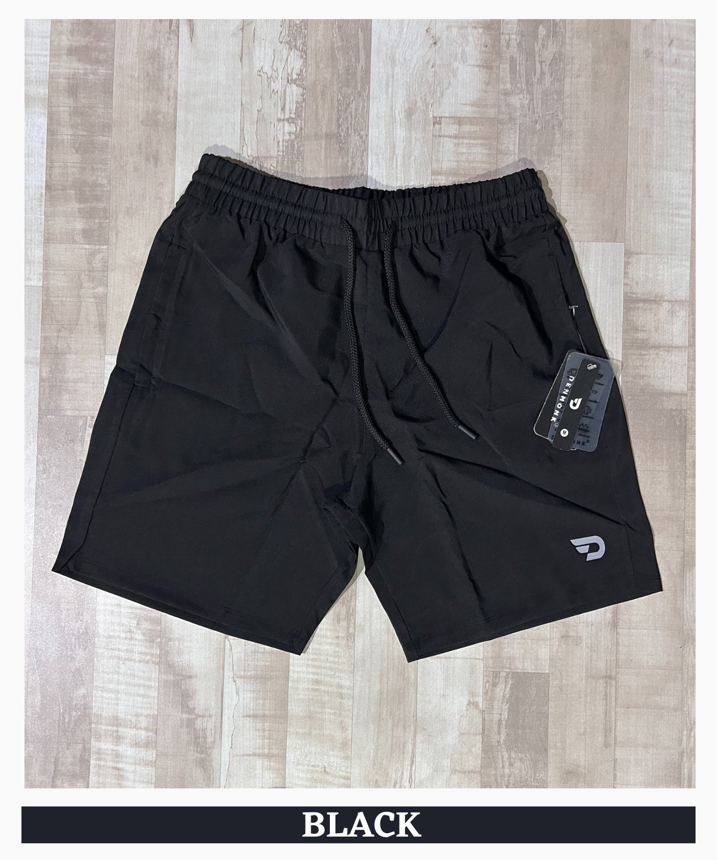 Men’s Solid Active Shorts - Imported Ns Parachute Lycra (15% Lycra 130 GSM)