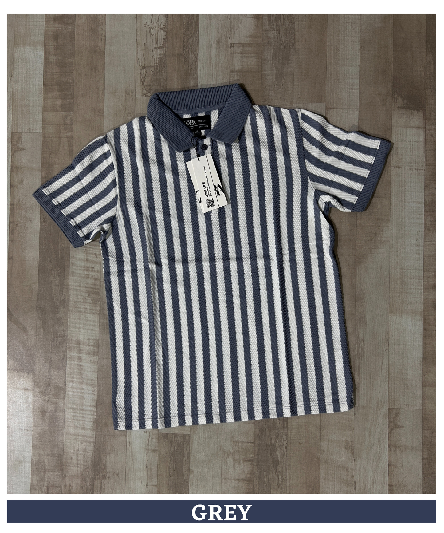 Premium Quality 100% Cotton Jacquard Lycra Polo T-Shirts (GSM 190-200)