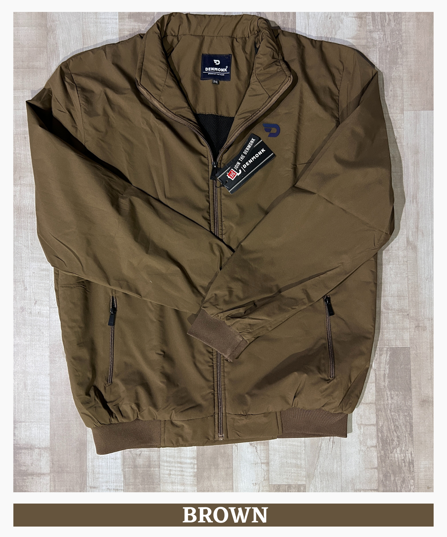 Imported Premium Quality Feather Touch Plus Size Waterproof Fabric Jacket (GSM 350)
