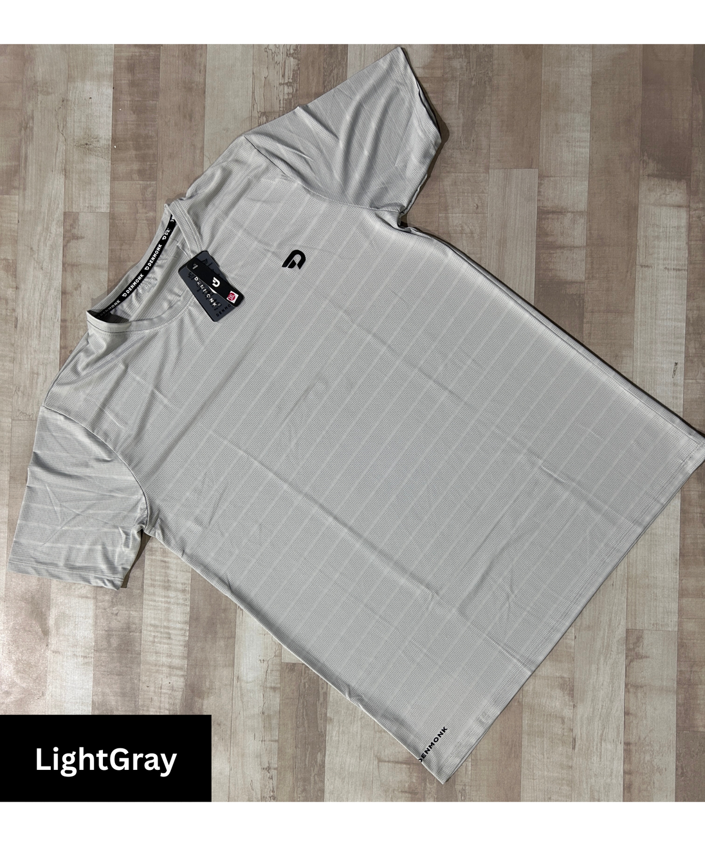 Pin Point Knit Lycra 6 Thread Stitching T-shirts