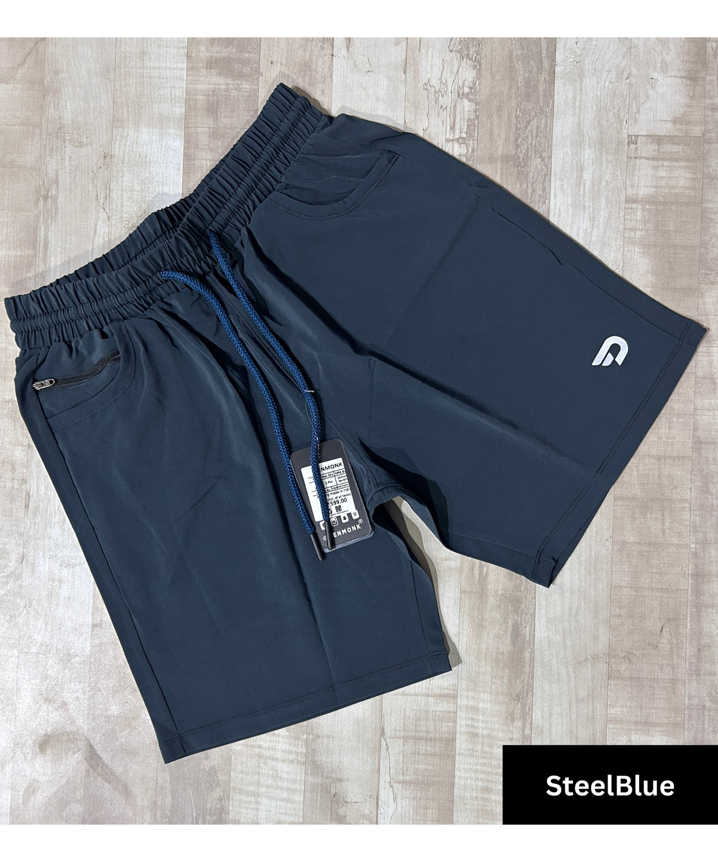 ActiveMotion – Imported Ns Parachute Lycra | 130 GSM | 15% Lycra | Side Zip Pockets | Shorts / Half Pant - B2BZONE