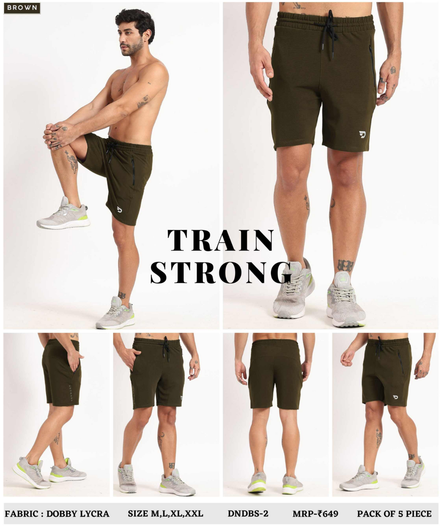 Dobby Lycra Shorts - B2BZONE